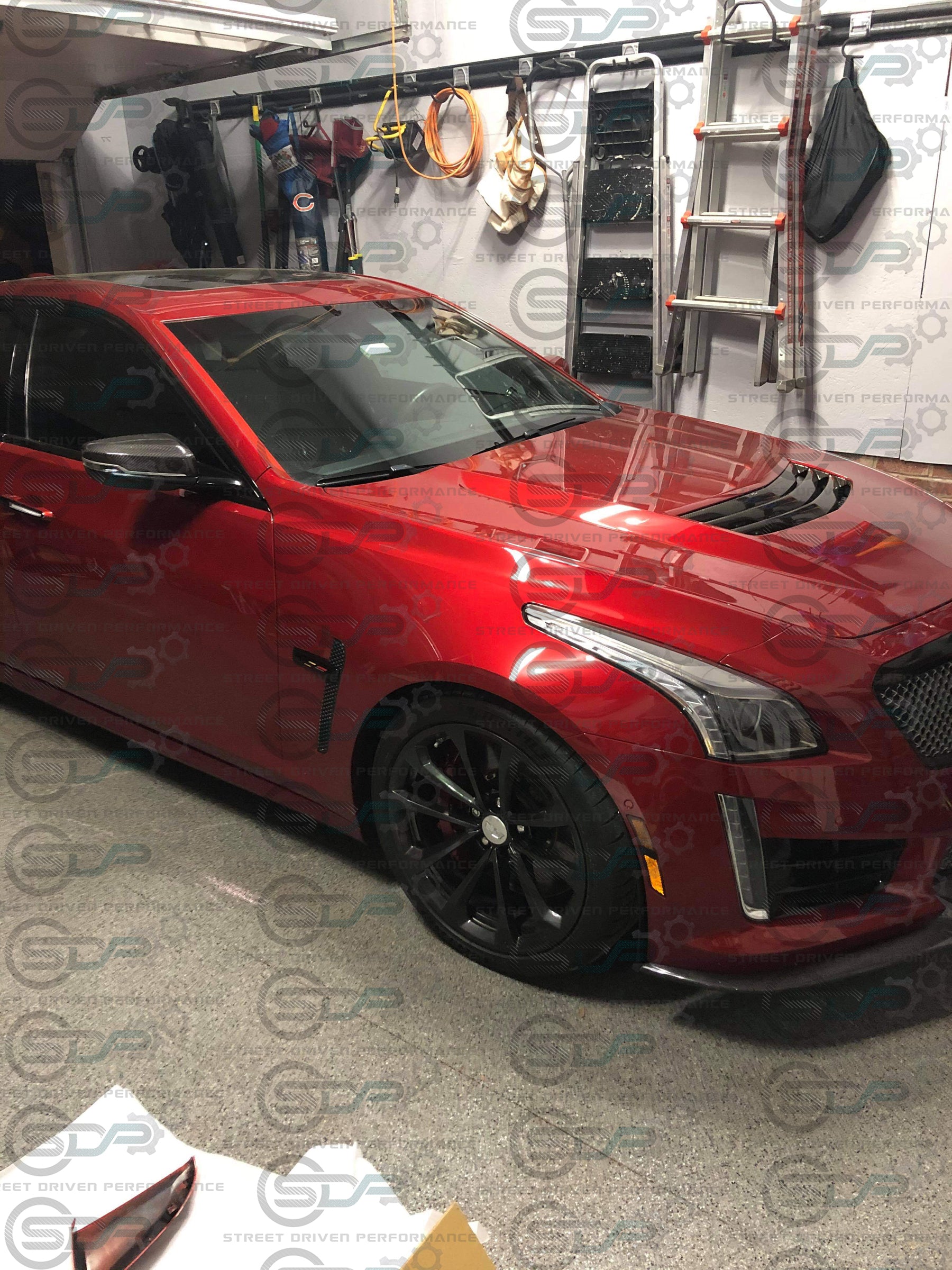 2016-2019 Cadillac CTS/ CTS-V V3 | Carbon Fiber Side Mirror Covers Replacement - All Models